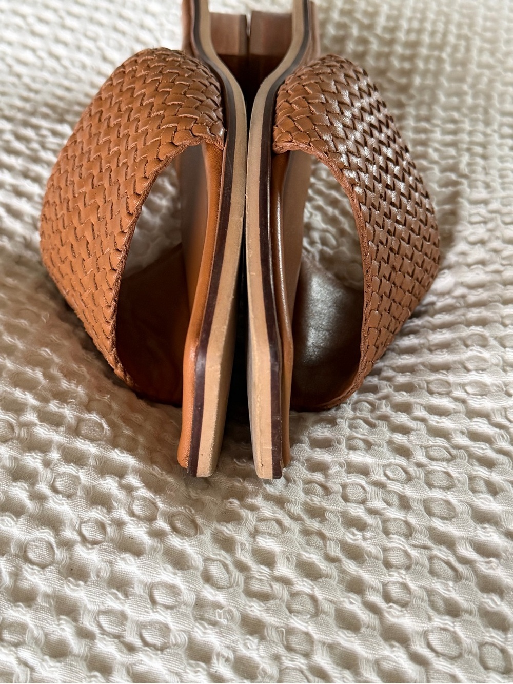 Bembien Mesa Woven Leather Slides Sienna EU 37 - Picture 12 of 13